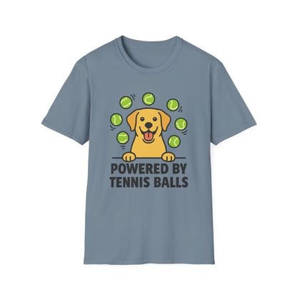 Powered by Tennis Balls T-Shirt