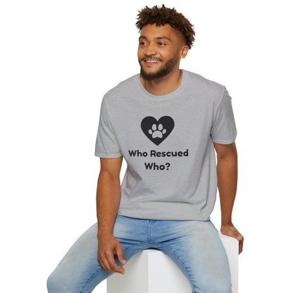 Who Rescued Who? T-shirt