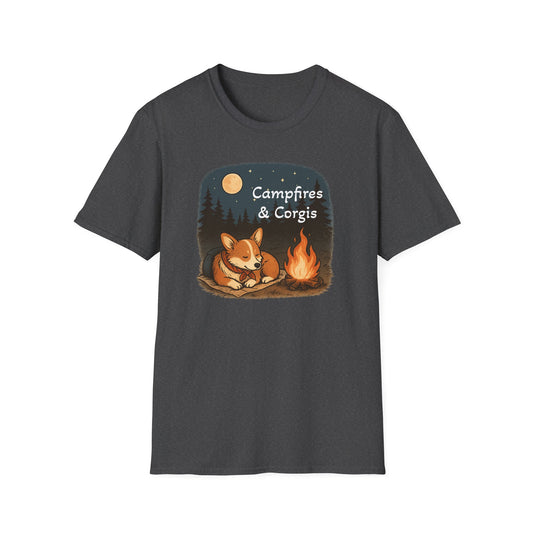 Campfires & Corgis T-Shirt