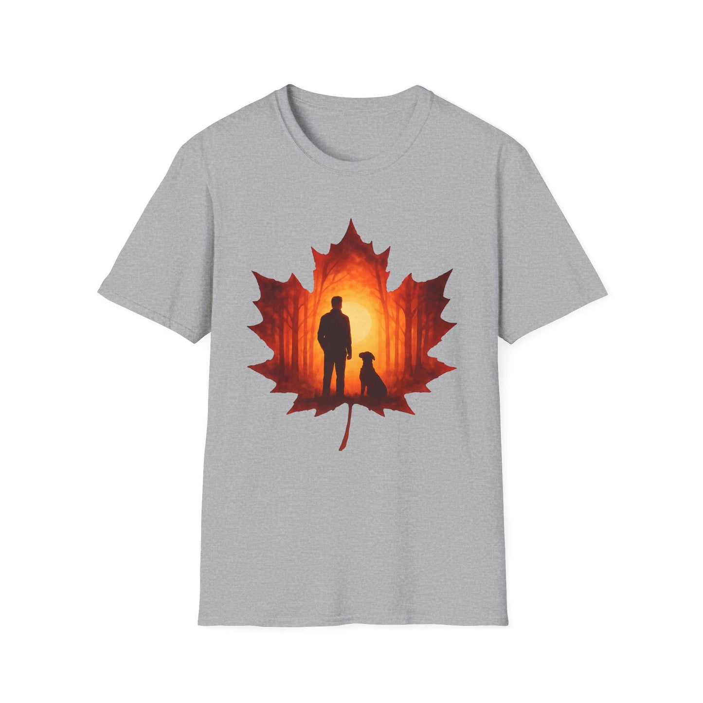 Autumn Hiking with Dog T-Shirt