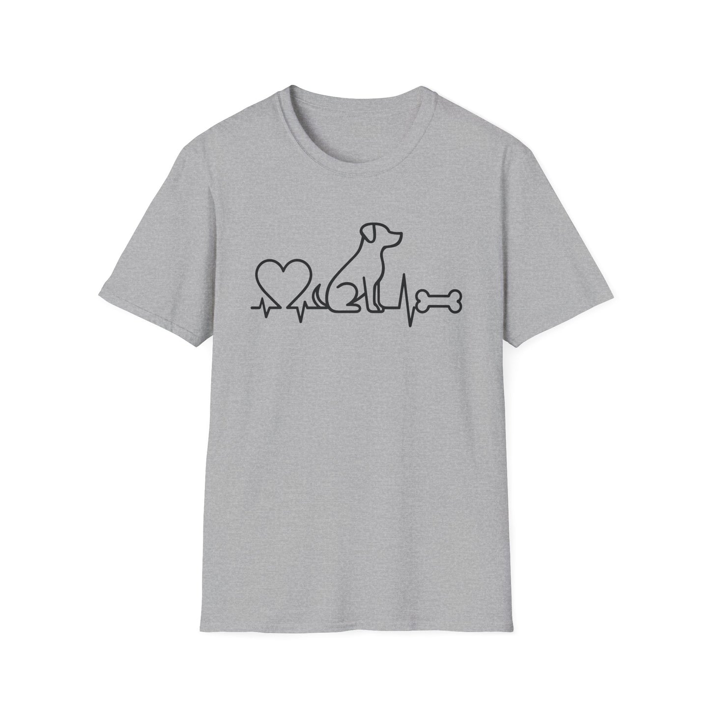 Dog Lover's Heartbeat T-Shirt