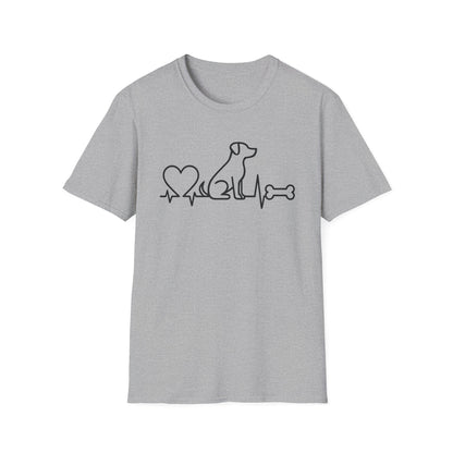 Dog Lover's Heartbeat T-Shirt