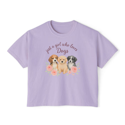 Just a Girl Who Loves Dogs T-Shirt
