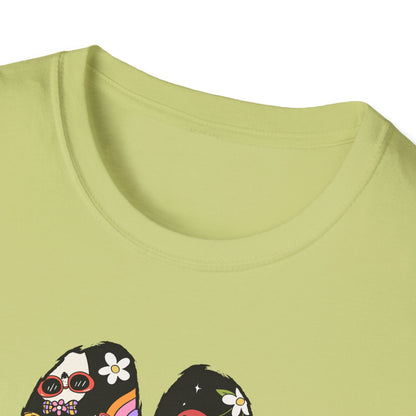 Halloween Print Dog Paw Print T-Shirt