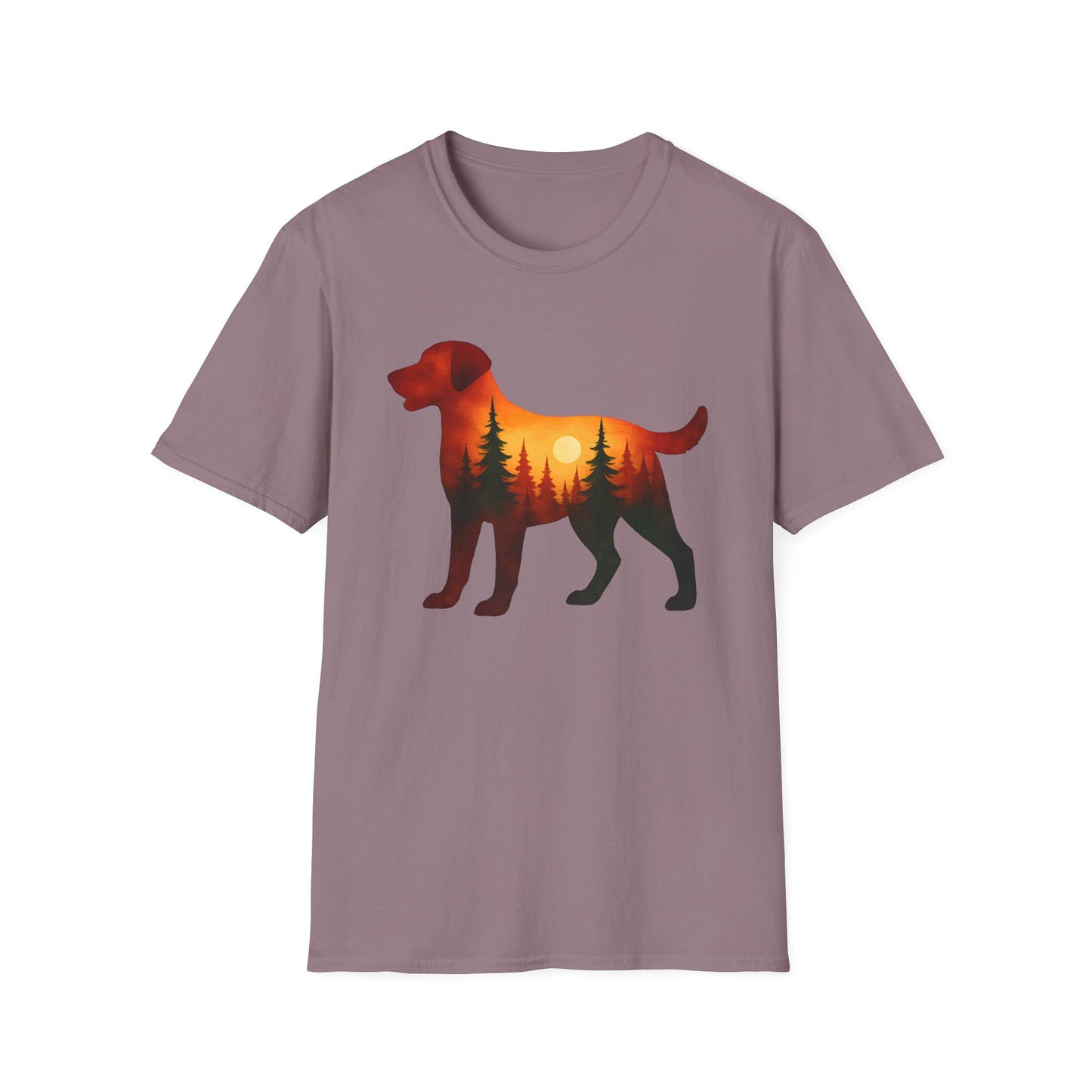 Sunset Dog Silhouette T-Shirt