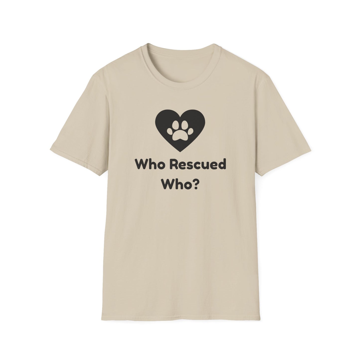 Who Rescued Who? T-shirt