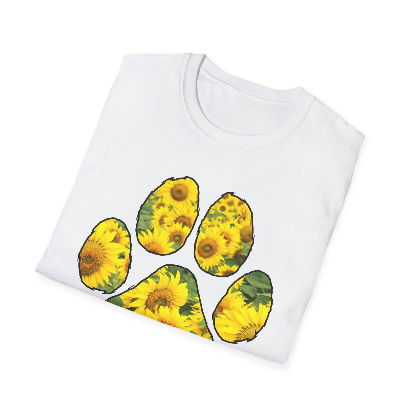Sunflower Dog Paw T-shirt