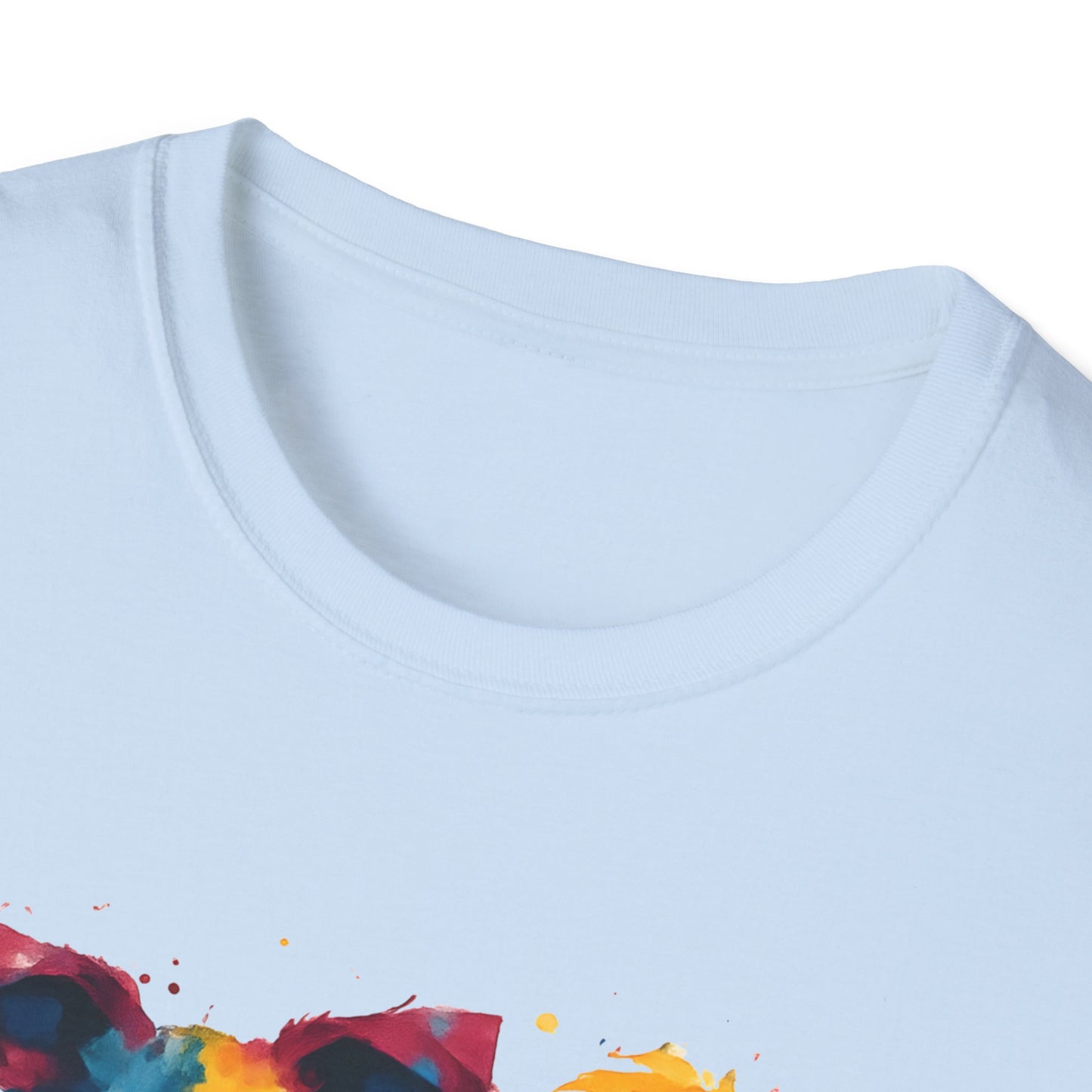 Color Splashed Watercolor Dog T-Shirt