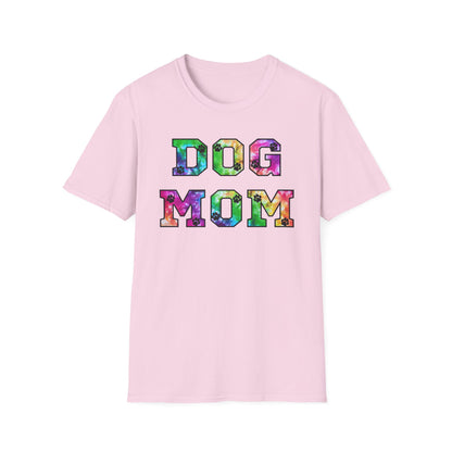 Colorful Dog Mom T-Shirt