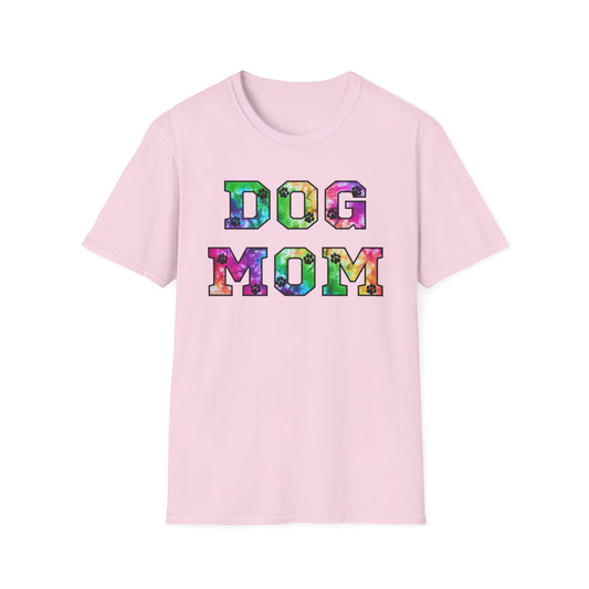 Colorful Dog Mom T-Shirt