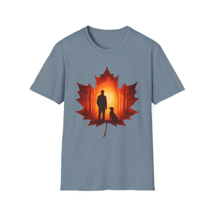 Autumn Hiking with Dog T-Shirt