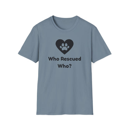 Who Rescued Who? T-shirt