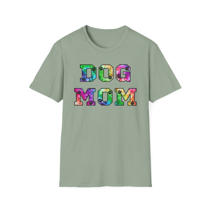 Colorful Dog Mom T-Shirt