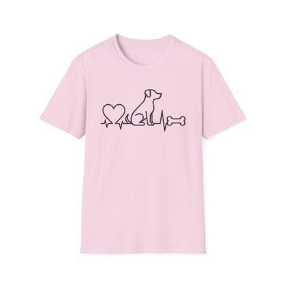 Dog Lover's Heartbeat T-Shirt