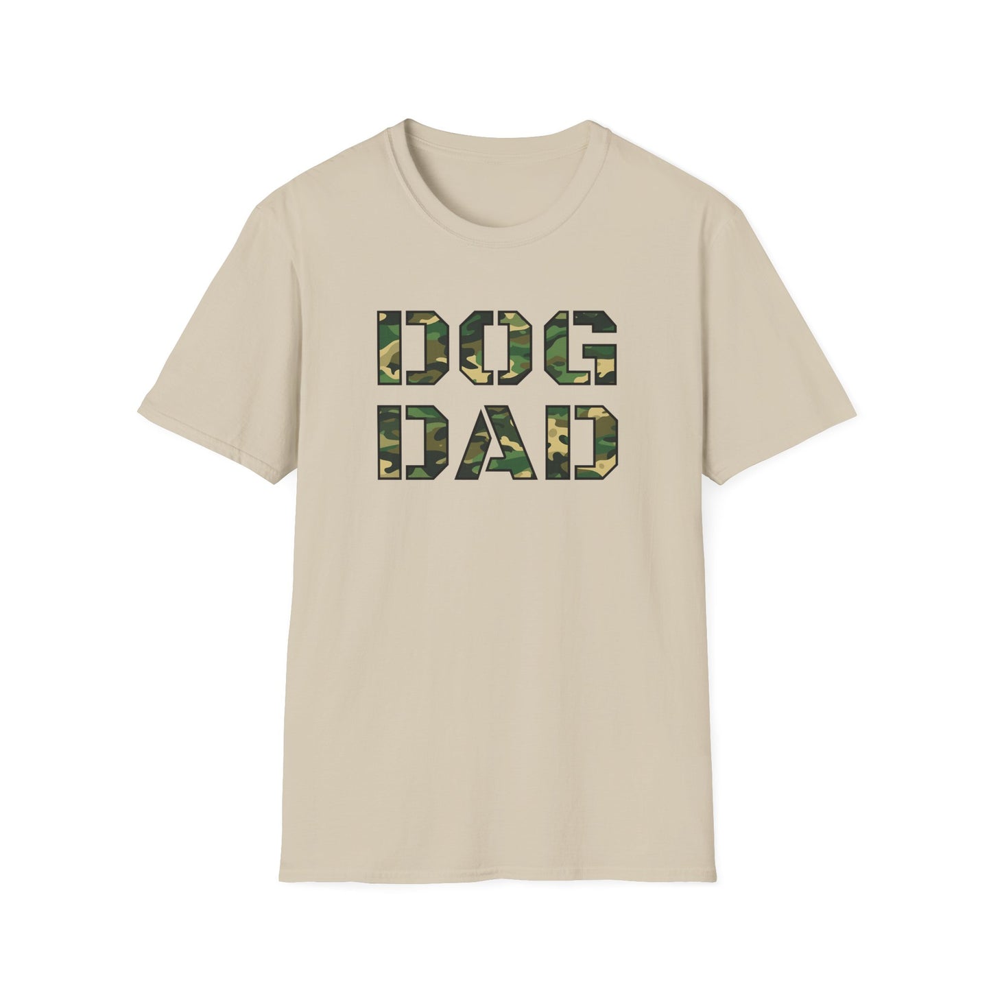 Camo Dog Dad T-Shirt