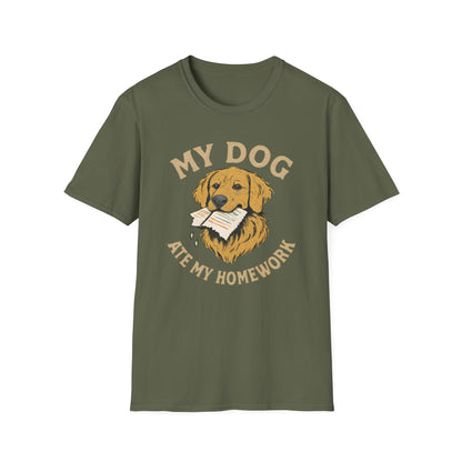 My Dog Ate My Homework T-shirt