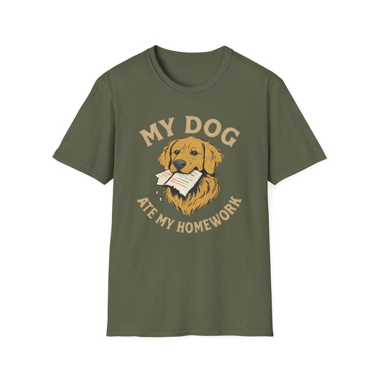 My Dog Ate My Homework T-shirt