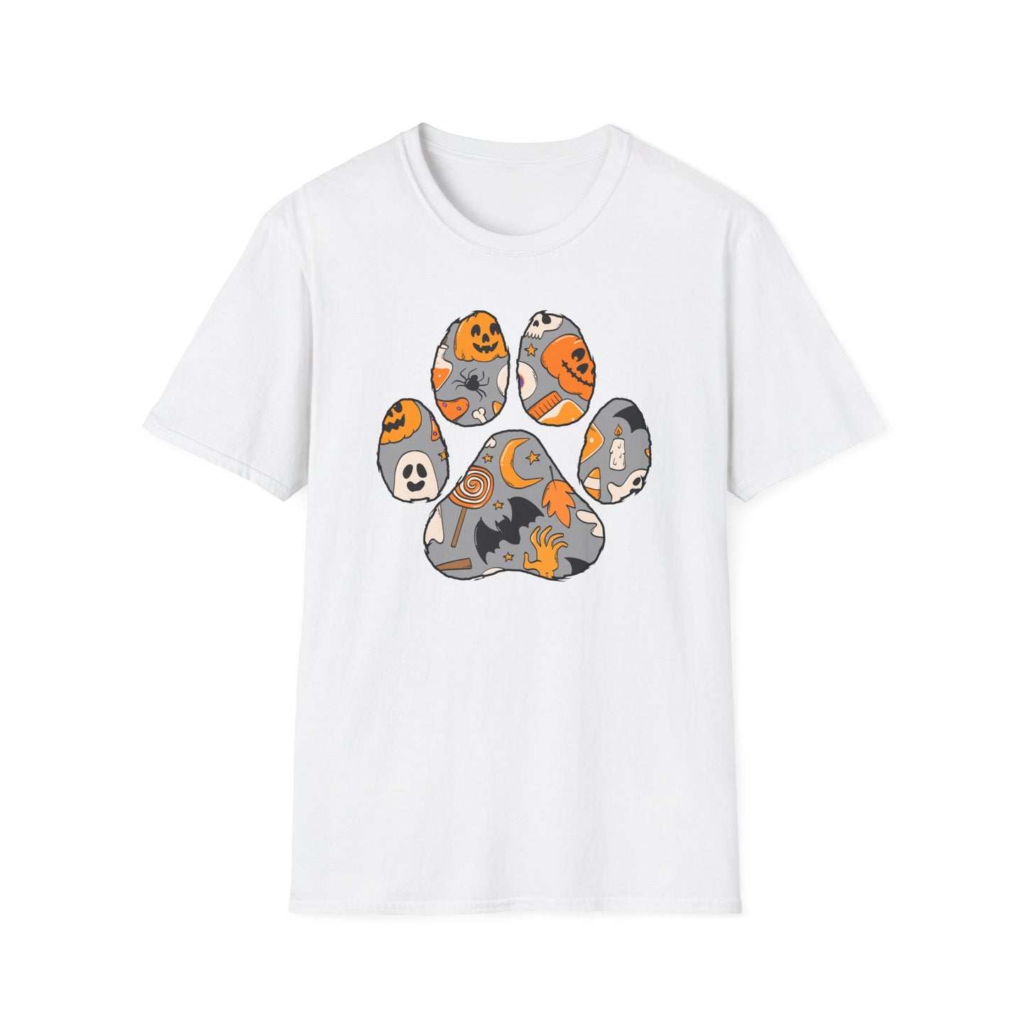Halloween Dog Paw T-Shirt