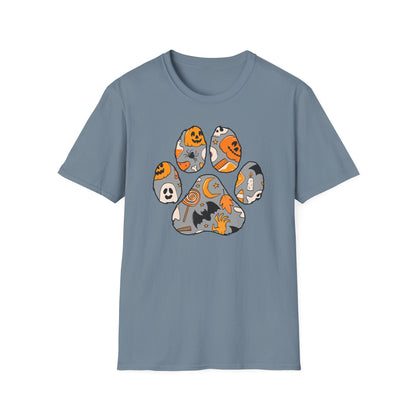 Halloween Dog Paw T-Shirt