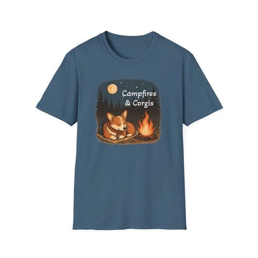 Campfires & Corgis T-Shirt