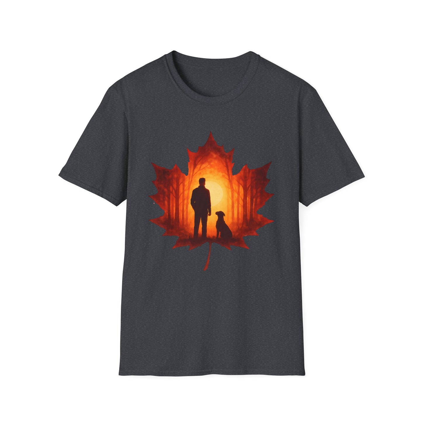 Autumn Hiking with Dog T-Shirt