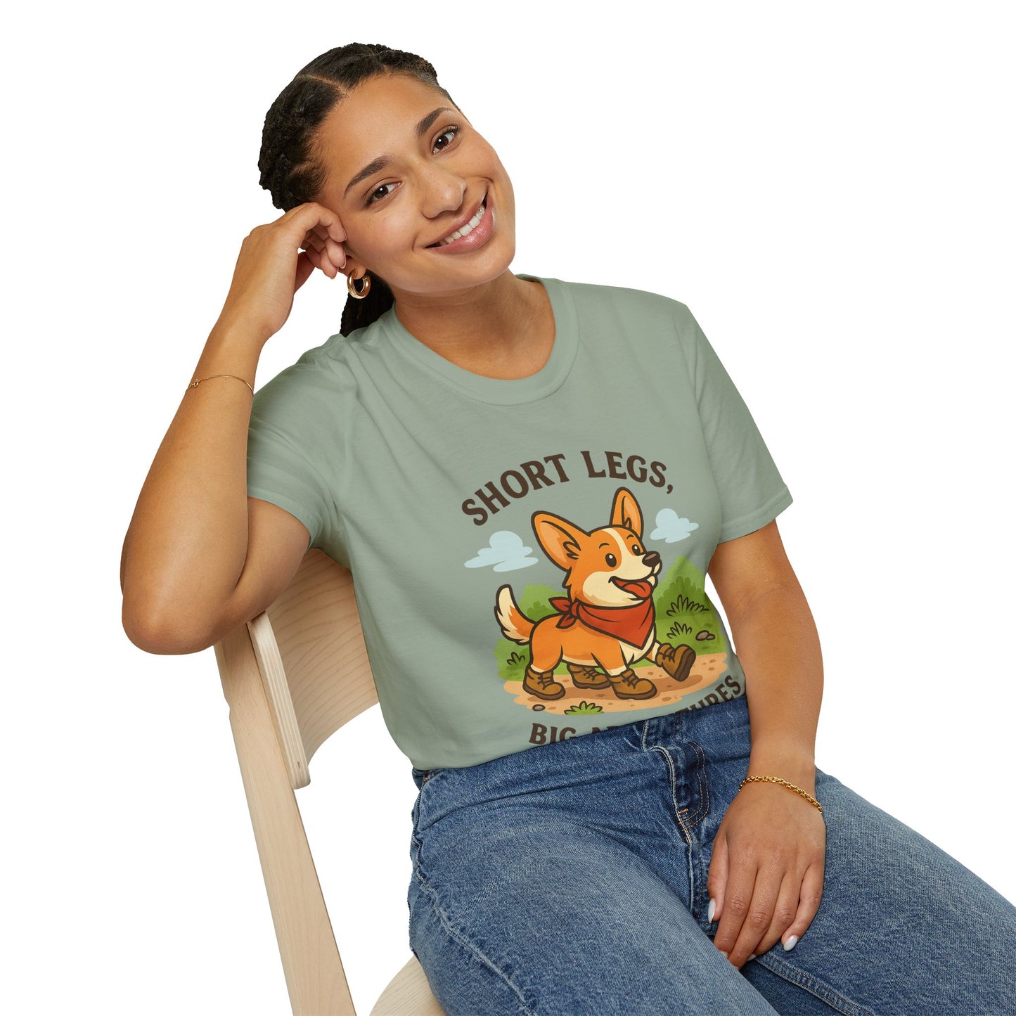 Corgi Hiking T-Shirt
