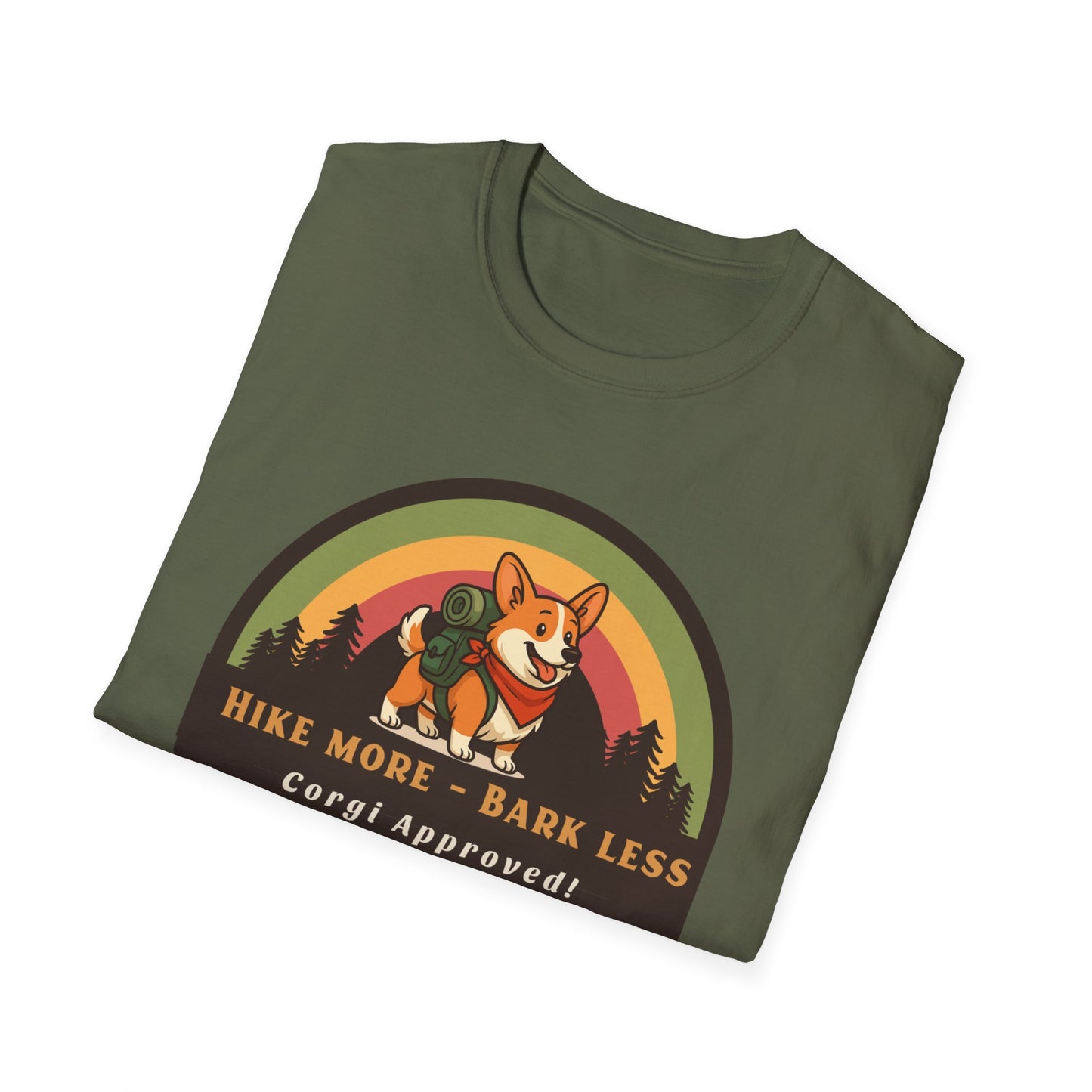 Hike more Bark less Corgi approved T-Shirt