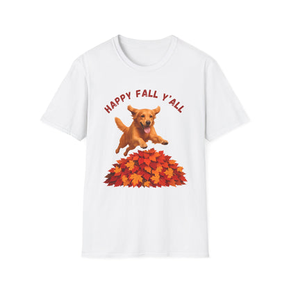 Happy Fall Y'all Dog T-Shirt