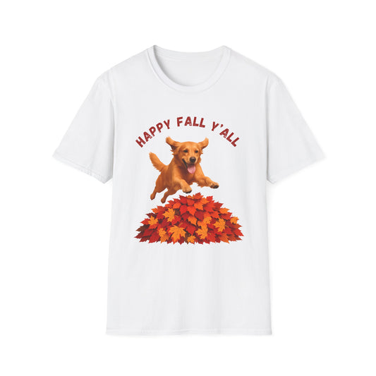 Happy Fall Y'all Dog T-Shirt