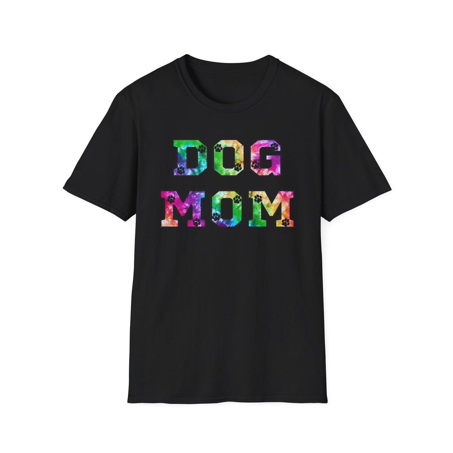 Colorful Dog Mom T-Shirt