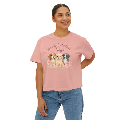 Just a Girl Who Loves Dogs T-Shirt