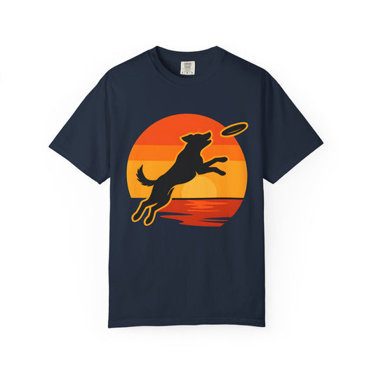 Dog Catching Frisbee T-shirt
