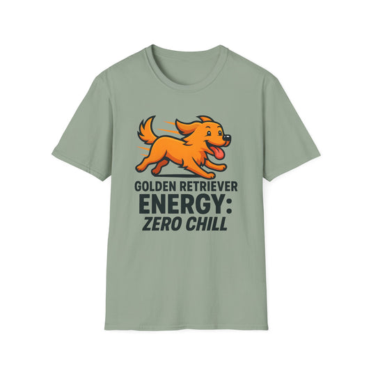 Golden Retriever Energy T-Shirt