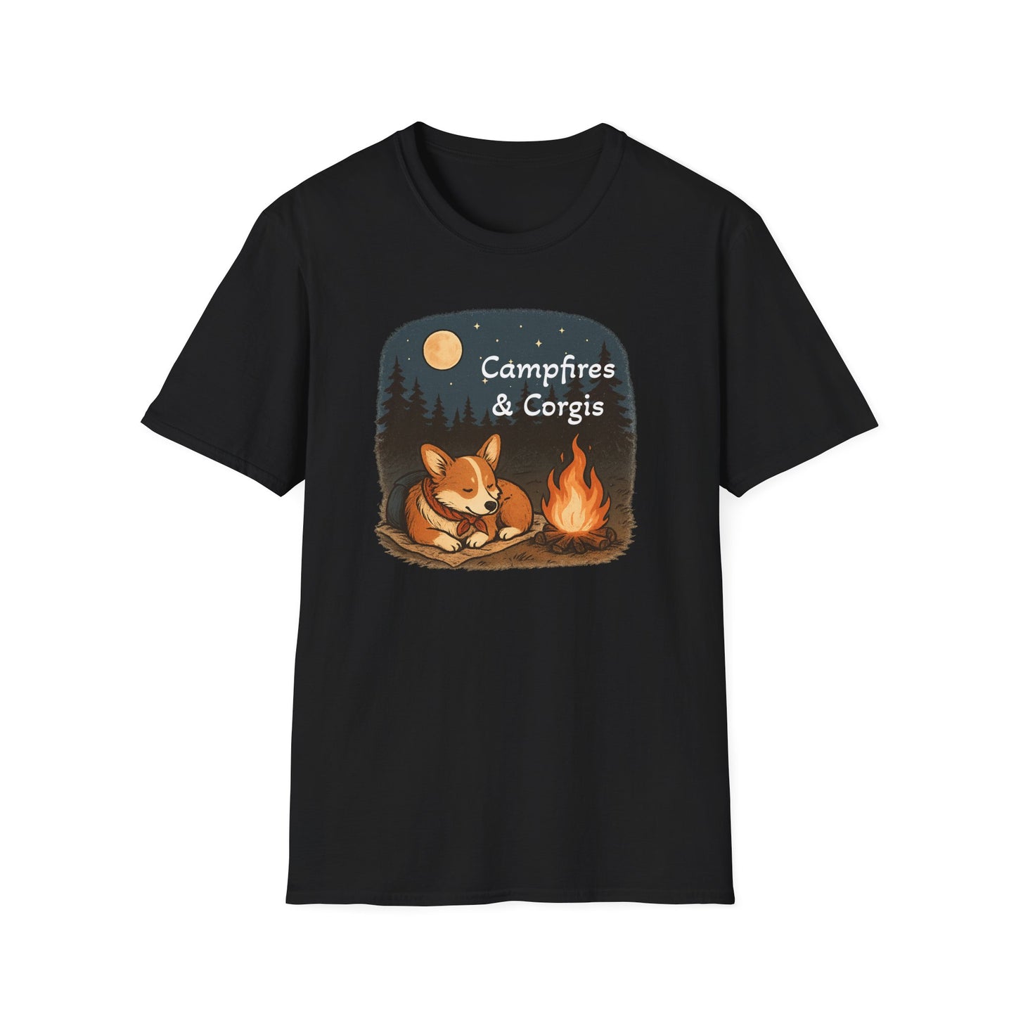Campfires & Corgis T-Shirt