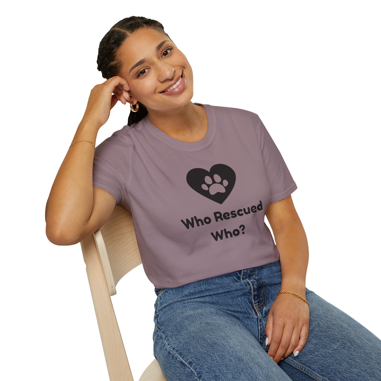 Who Rescued Who? T-shirt