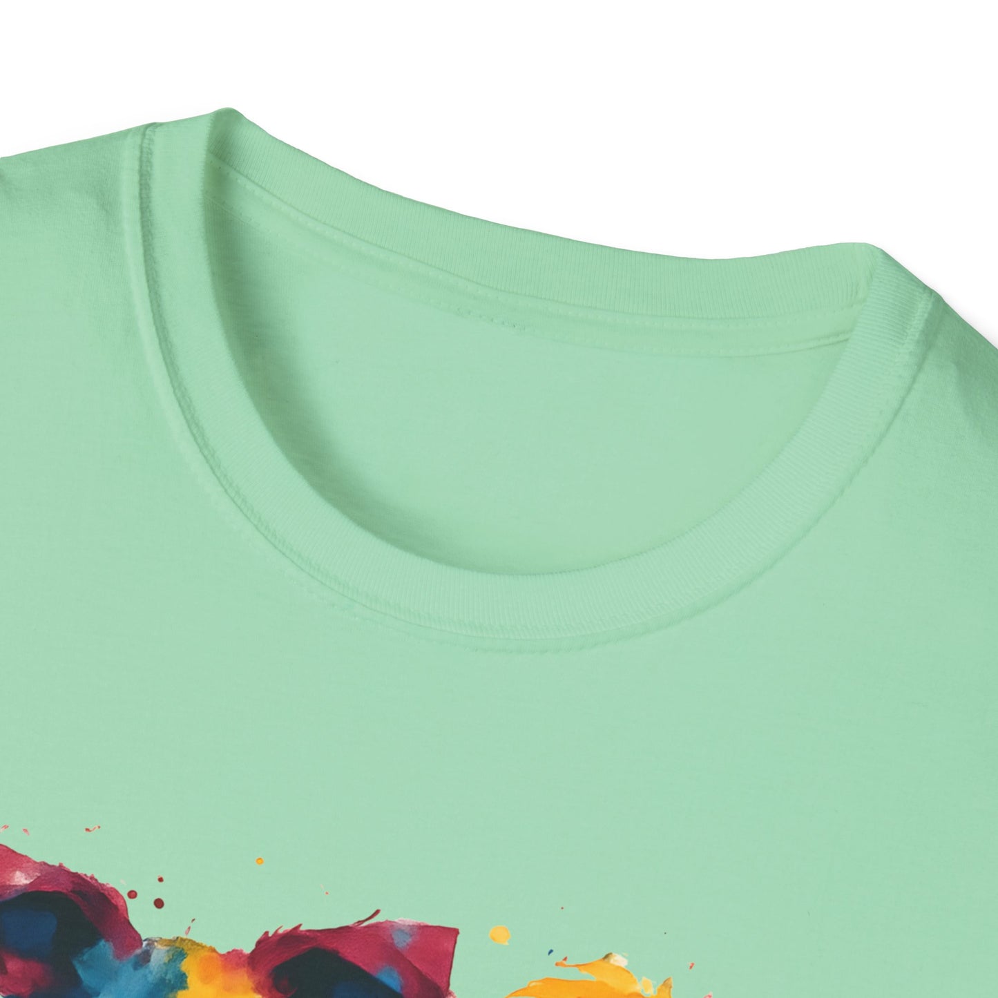Color Splashed Watercolor Dog T-Shirt