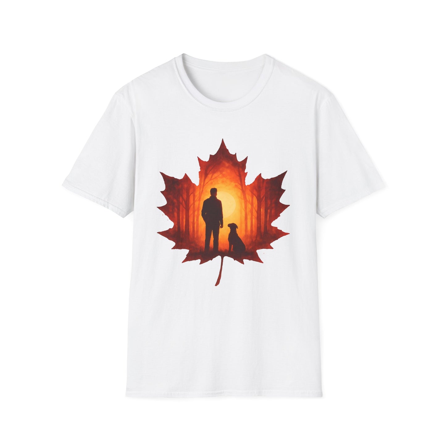 Autumn Hiking with Dog T-Shirt