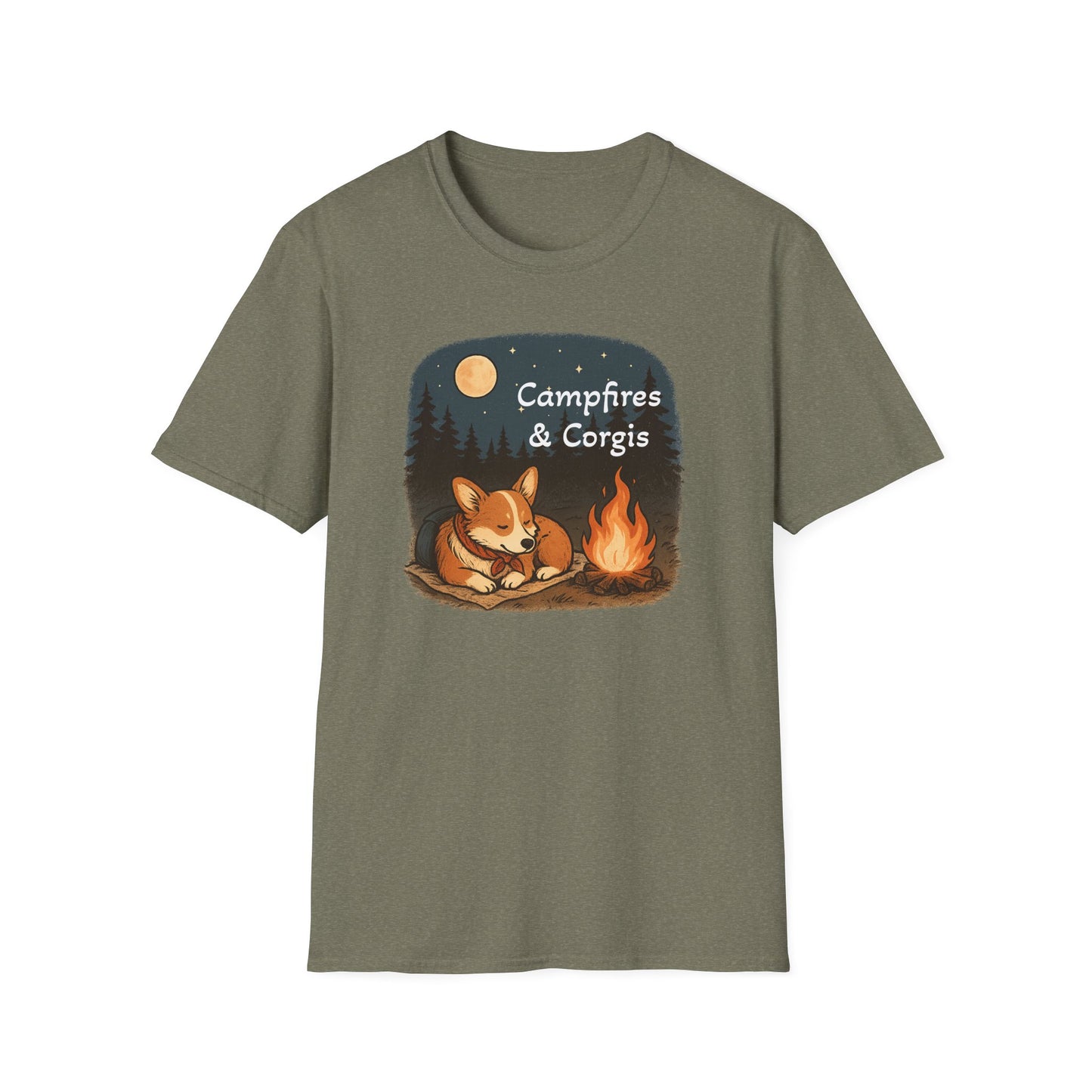 Campfires & Corgis T-Shirt