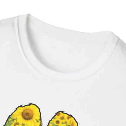Sunflower Dog Paw T-shirt