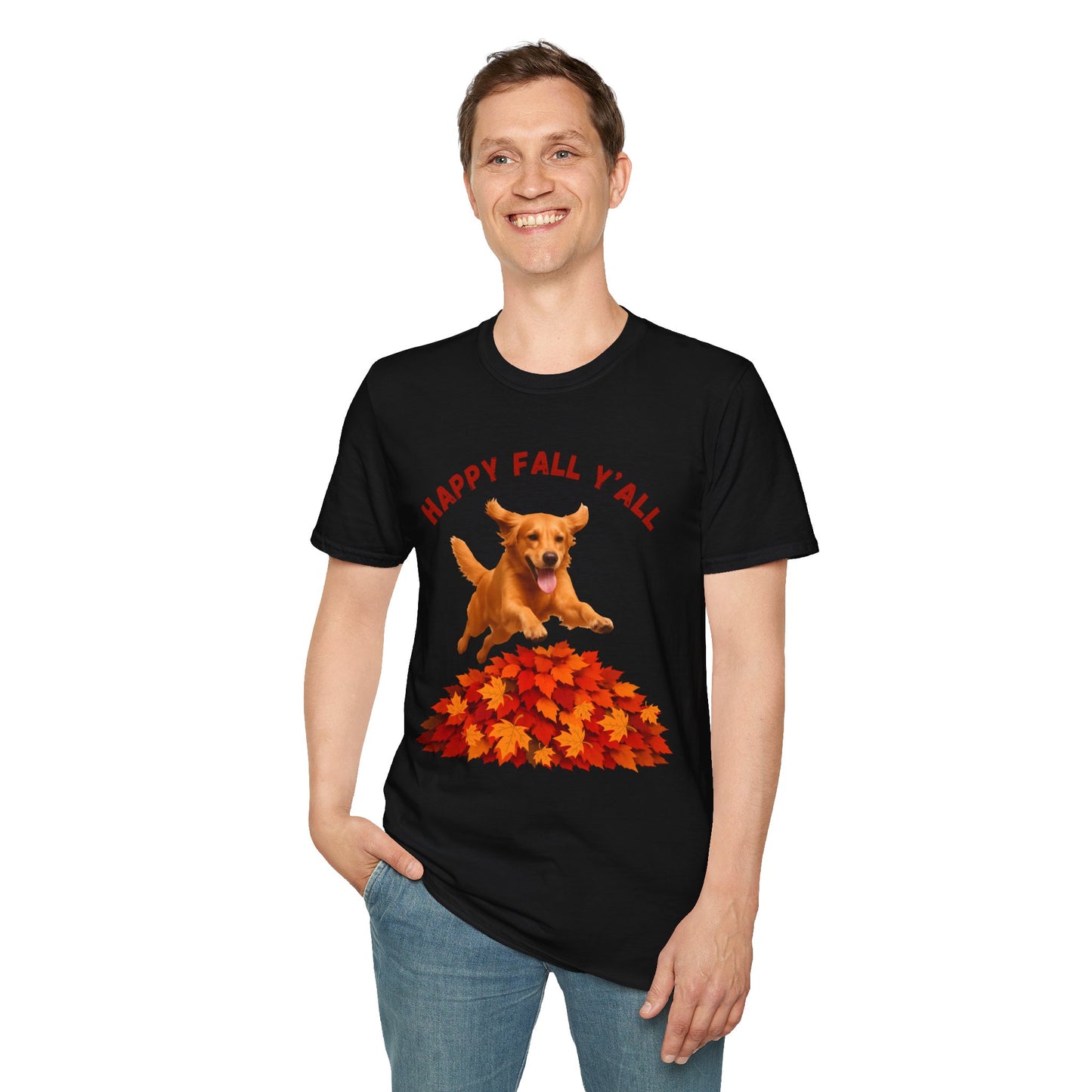 Happy Fall Y'all Dog T-Shirt