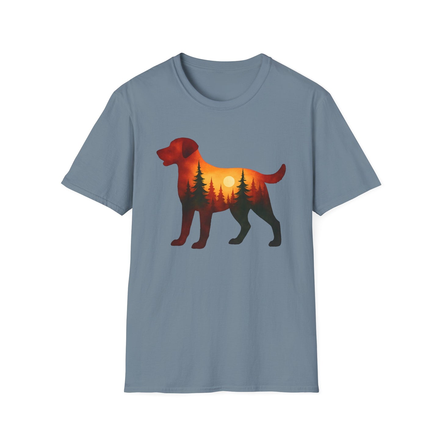 Sunset Dog Silhouette T-Shirt