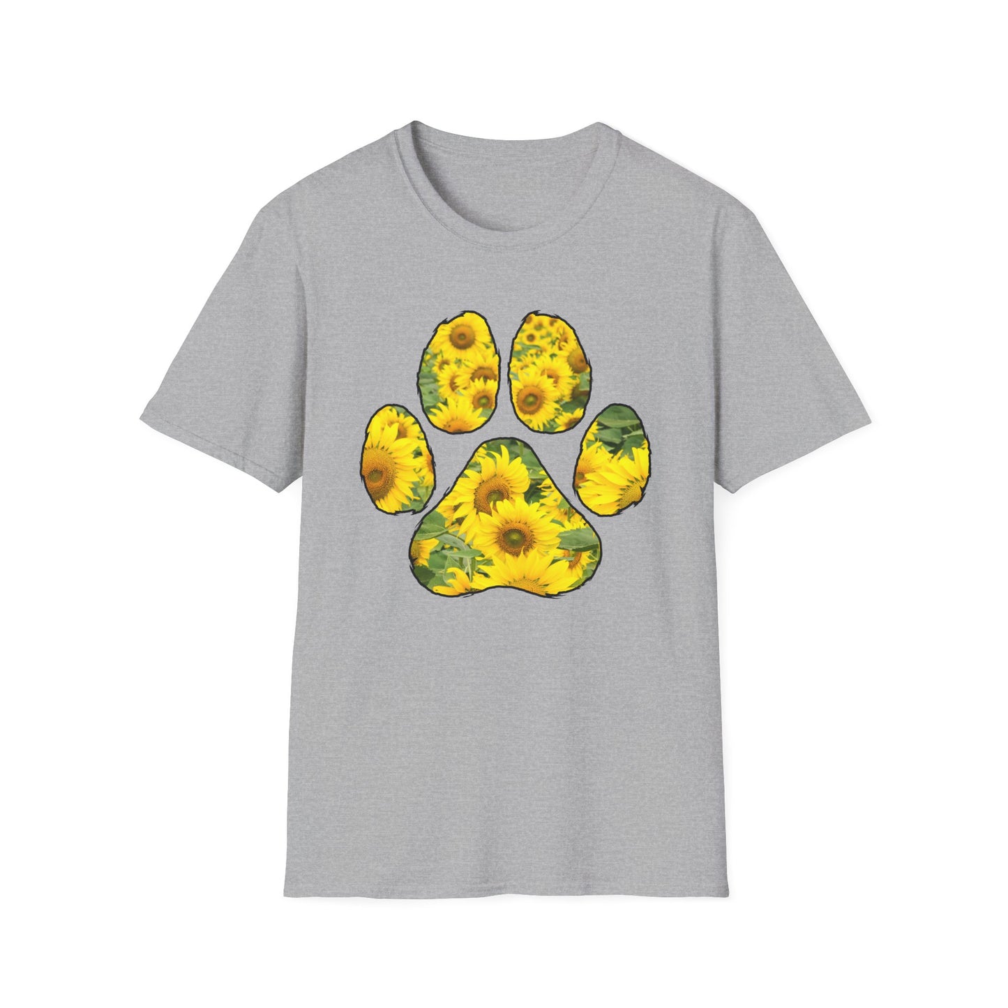 Sunflower Dog Paw T-shirt