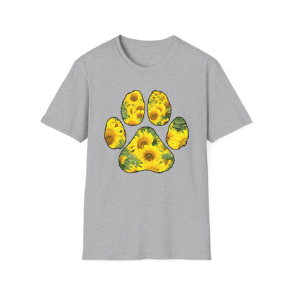 Sunflower Dog Paw T-shirt