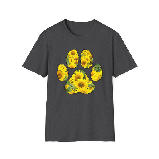Sunflower Dog Paw T-shirt