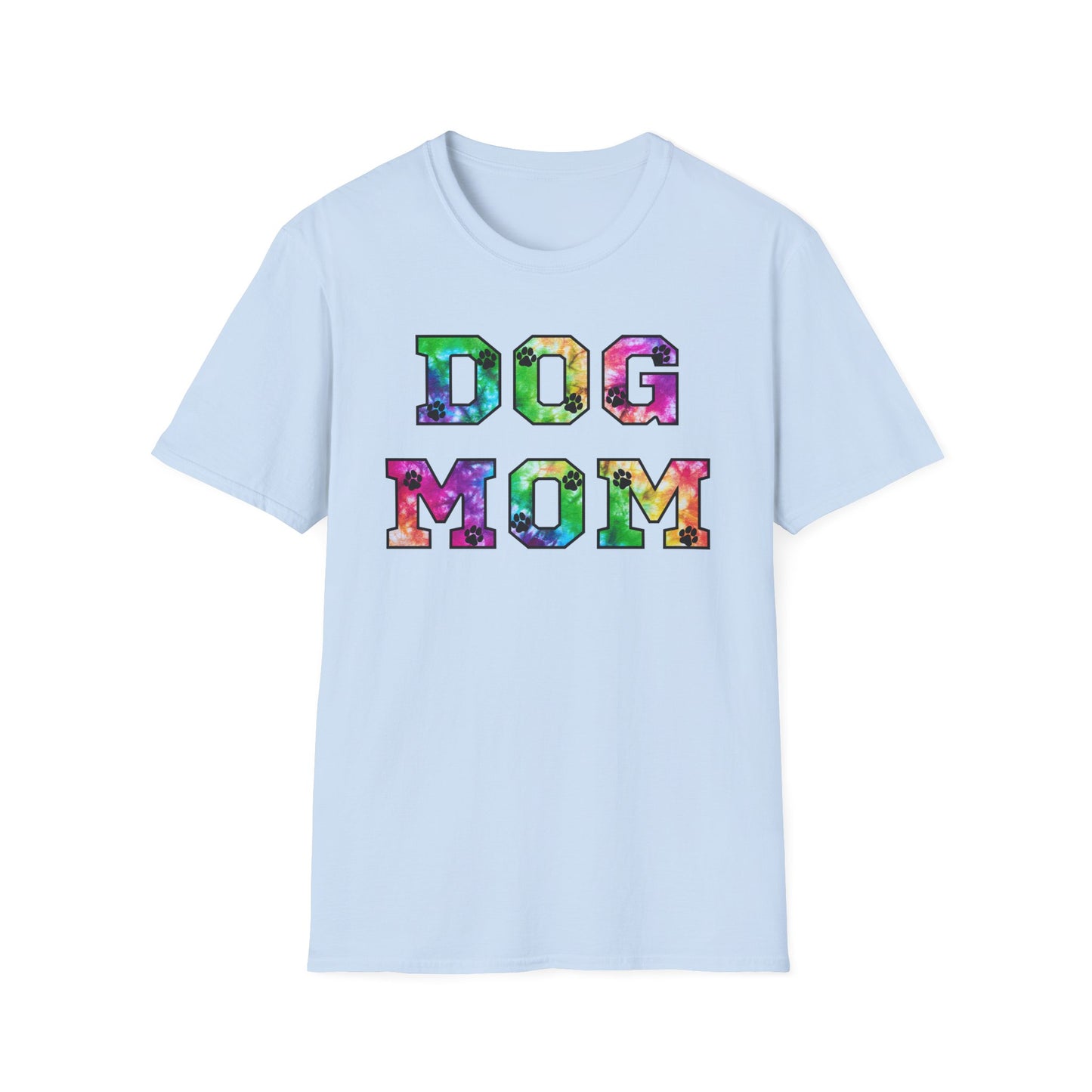 Colorful Dog Mom T-Shirt