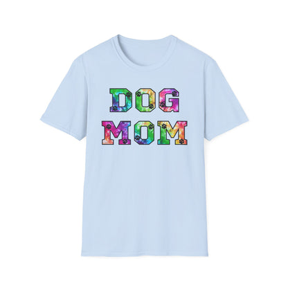 Colorful Dog Mom T-Shirt
